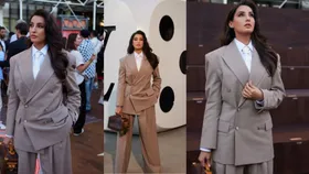 बॉसी लुक में नोरा फतेही ने Paris Fashion Week में लगाया फैशन का तड़का, देख रो पड़ी फैन