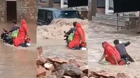 तो इस थार वाले की मर गई थी इंसानियत, कैसे बाइक वाले को दिया गिरा