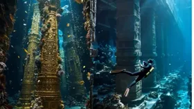 पानी के नीचे मिला हज़ारों साल पुराना मंदिर, देख लोगों ने कहा- 'असंभव है ये'
