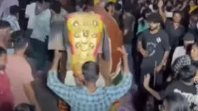 तो हाथी का डांस देख नहीं होगा आपको यकीन, बारातियों के साथ जमकर किया DANCE