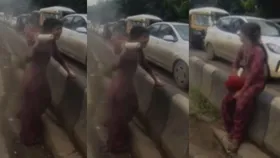 गुलाब बेच रही नन्हीं सी बच्ची को ऑटो ड्राइवर ने जड़ दिया तमाचा, बीच सड़क पर बिटिया के रोने का वीडियो हो रहा वायरल