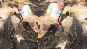 पिता के सामने बेटे को जिंदा निगल गया अजगर, फिर जो हुआ,  Video हो रहा वायरल