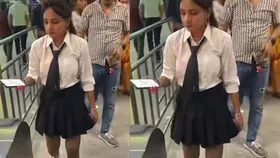 मेट्रो स्टेशन पर सबके सामने इस युवती के साथ लड़के ने किया कुछ ऐसा, वीडियो हो रहा वायरल