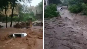 Rajasthan Floods: अजमेर और जोधपुर में बाढ़ से हालात बदतर, बैंक की छत गिरी, सड़कों पर खड़ीं बाइक और कारें बहने लगीं