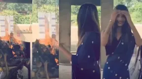 जलती रही चिता और डांस करती रही बिटिया, तेजी से वायरल हो रहा है ये वीडियो