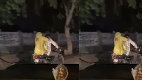 बाइक पर बैठी युवती ने युवक को जड़ दिए थप्पड़, तेजी से वायरल हो रहा है वीडियो