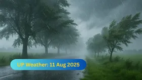UP Weather: यूपी में अभी नहीं थमेगी ‘आसमानी आफत’, कई जिलों में बारिश और उमस का असर