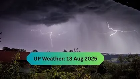 UP Weather: यूपी में मूसलाधार बारिश का अलर्ट, कई जिलों में बिजली गिरने के आसार