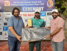 दिल्ली चैलेंजर और मद्रास क्रिकेट क्लब 50वें गोस्वामी गणेश दत्त मेमोरियल टूर्नामेंट (पंजी.) के सेमीफाइनल में (लीड-1)
