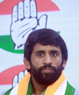 मध्य प्रदेश : कांग्रेस के 'संगठन सृजन अभियान' के तहत ग्वालियर पहुंचे बजरंग पूनिया
