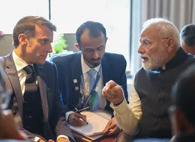 भारत-फ्रांस हमारी पृथ्वी की बेहतरी के लिए मिलकर काम करते रहेंगे : पीएम मोदी