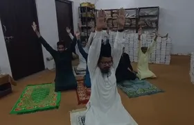 मौलाना मुफ्ती शहाबुद्दीन रजवी बरेलवी ने किया योग, दैनिक जीवन में अपनाने पर दिया जोर