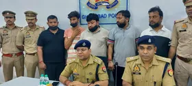 गाजियाबाद में साइबर फ्रॉड गिरोह बेनकाब, बीमा और बिटकॉइन के नाम पर ठगी, 5 गिरफ्तार