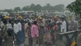 झारखंड: कोल प्रोजेक्ट का काम शुरू करने का विरोध, लाठीचार्ज में 10 ग्रामीण घायल