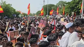 चेन्नई में टीवीके का विशाल प्रदर्शन, अजित कुमार के लिए न्याय की मांग