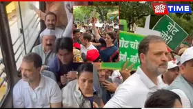 Protesting Vote Chori: Rahul Priyanka Gandhi & Others Detained in Delhi