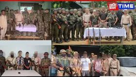 Eight Arrested, Arms Seized in Week-Long Joint Operations Across Manipur