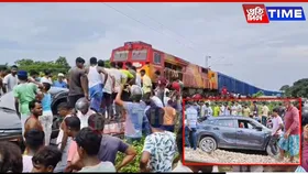 Four-Wheeler Crushed by Train in Dhubri; Occupants Escape Unharmed