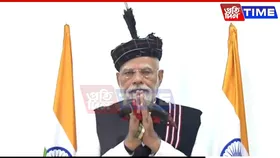 PM Modi Inaugurates Mizoram’s First Railway Line, Flags Off New Trains