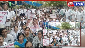 ‘Equal Pay for Equal Work’: NHM Employees Intensify Agitation in Guwahati’s Chachal