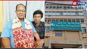 Noted Litterateur Dr Nahendra Padun Hospitalized in Guwahati