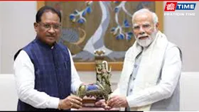 PM Shri Modi Hails Chhattisgarh CM Shri Vishnu Deo Sai at Tribal Pride Day Event in Gujarat