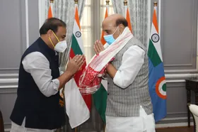 Assam CM Calls On Rajnath Singh To Sanction Setting Up Of 5 Sainik Schools