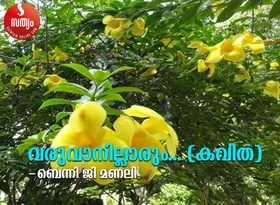 വരുവാനില്ലാരും... (കവിത)