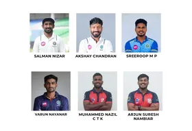 കെസിഎല്ലിൽ കണ്ണൂരിൻ്റെ അഭിമാനമായി സൽമാൻ നിസാറും അക്ഷയ് ചന്ദ്രനും അടക്കമുള്ള താരങ്ങൾ