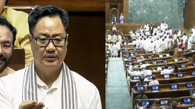 'പ്രതിപക്ഷവുമായി രാഷ്ട്രീയ വൈരാഗ്യം ഉണ്ടാകാം, പക്ഷേ ശത്രുതയില്ല. പാർലമെന്റ് തടസ്സപ്പെടുത്തുന്നത് ഭരണകക്ഷിയെക്കാൾ പ്രതിപക്ഷത്തിനാണ് ദോഷം ചെയ്യുന്നത്', ആശങ്ക പ്രകടിപ്പിച്ച് കിരൺ റിജിജു