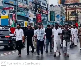 എസ് ഡി പി ഐ ജില്ലാ പ്രസിഡണ്ടിൻ്റെ അറസ്റ്റ്; പ്രതിഷേധ പ്രകടനം നടത്തി