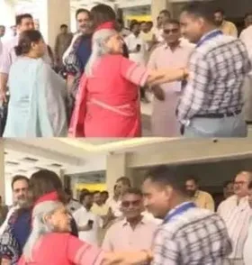 സെല്‍ഫിയെടുക്കാന്‍ അടുത്തേക്ക് വന്ന യുവാവിനെ തള്ളിമാറ്റി ജയാ ബച്ചന്‍