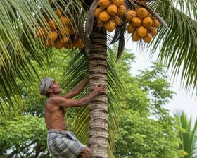 തെങ്ങുകയറ്റ തൊഴിലാളികള്‍ക്കുള്ള ഇന്‍ഷുറന്‍സ് കവറേജ് 7 ലക്ഷം രൂപ വരെയായി ഉയര്‍ത്തി. ഗുണഭോക്താവ് അടയ്‌ക്കേണ്ട വിഹിതം 143 രൂപയായി കുറച്ചു. പുതുക്കിയ കേര സുരക്ഷ ഇന്‍ഷുറന്‍സ് പദ്ധതിക്കു സ്വാതന്ത്ര്യ ദിനത്തില്‍ തുടക്കമാകും. തേങ്ങ പൊതിക്കുകയും പൊട്ടിക്കുയും ചെയ്യുന്ന തൊഴിലാളികള്‍ക്കും ഇന്‍ഷുറന്‍സ് പരിരക്ഷ