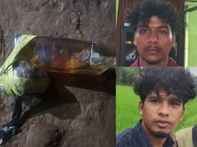 പാലക്കാട് പ്രണയം നിരസിച്ച വൈരാ​ഗ്യത്തിൽ പെൺകുട്ടിയുടെ വീട്ടിലേക്ക് പെട്രോൾ ബോംബ് എറിഞ്ഞു. രണ്ട് യുവാക്കൾ പിടിയിൽ. പെട്രോൾ ബോംബ് കത്താത്തതിനാൽ വലിയ അപകടമാണ് ഒഴിവായി