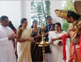 ഉഴവൂർ സെന്റ് സ്റ്റീഫൻസ്  കോളേജിൽ ഓണാഘോഷം നടത്തി