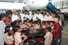 കാടിനു നടുവിൽ നിന്ന് ആകാശത്തിനരികിലേക്ക്; മമ്മൂട്ടിയുടെ ജന്മദിനം ആഘോഷമാക്കി അട്ടപ്പാടിയിലെ കുട്ടികൾ
