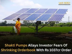 Shakti Pumps Allays Investor Fears Of Shrinking Orderbook With Rs 1037 crore Maharashtra Order