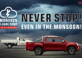 ISUZU to Conduct I-Care Monsoon Camp for D-MAX and SUVs