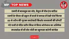 MP Top News : मध्य प्रदेश की बड़ी खबरें