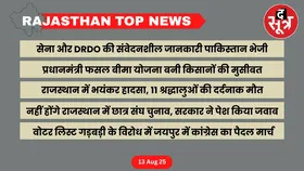 RAJASTHAN Top News : राजस्थान की बड़ी खबरें