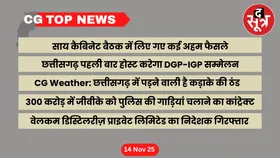 CG Top News: छत्तीसगढ़ की बड़ी खबरें