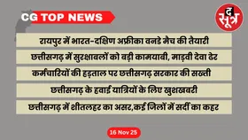 CG Top News: छत्तीसगढ़ की बड़ी खबरें