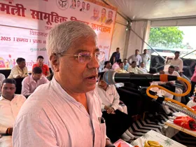 पुवायां में मुख्यमंत्री सामूहिक विवाह योजना के तहत 91 हिंदू जोड़ों ने लिए फेरे, 2 मुस्लिम जोड़ों ने पढ़ा निकाह