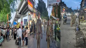 लखनऊ के मध्य जोन में चला अतिक्रमण हटाओ अभियान