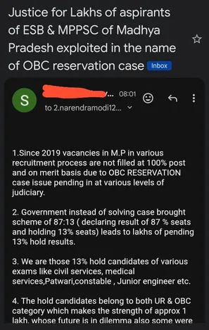 obc reservation