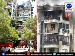 A fire broke out in a flat located on the seventh floor of Sabad Apartment in Dwarka