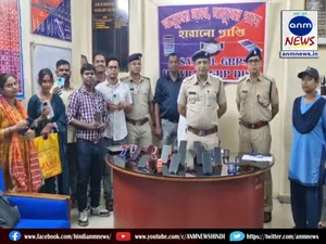 GRP returns dozens of lost or stolen mobile phones to passengers at Asansol railway station