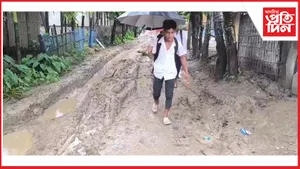 পৰ্বতঝোৰাৰ দামপুৰৰ পৰা খুঁটাবাগৰা সংযোগী গড়কাপ্তানী পথৰ দুৰৱস্থাত অতিষ্ঠ ৰাইজ