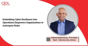 Brijesh Balakrishnan, VP & Global Head - Cybersecurity, Infosys