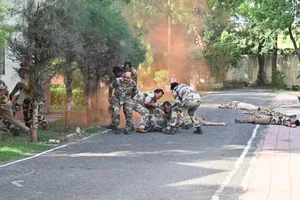 ભરૂચ: NTPC ઝનોર અને અંકલેશ્વરના CISF યુનિટ પર દુશ્મન દેશનો હુમલો થતા અનેક જવાન ઘાયલ, અંતે મોકડ્રિલ જાહેર કરાય